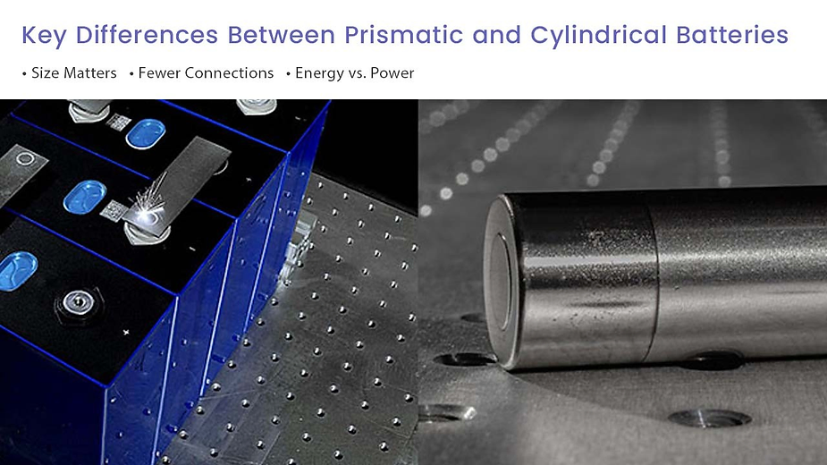 Prismatic Batteries vs. Cylindrical Batteries: Unpacking the Differences 3 Difference between Prismatic and Cylindrical Batteries