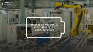 Automatic lithium battery assembly line