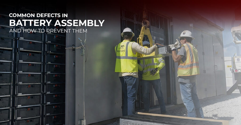 battery assembly defects